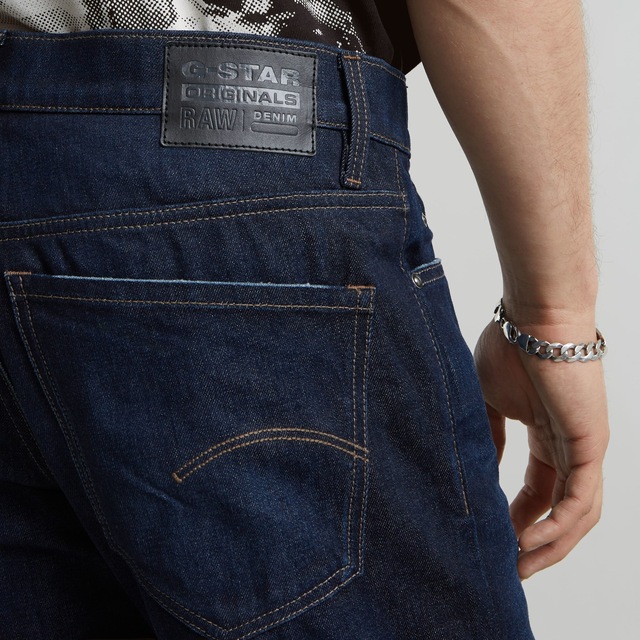 G-STAR Straight-Jeans »Mosa Straight« mit hellen Nähten