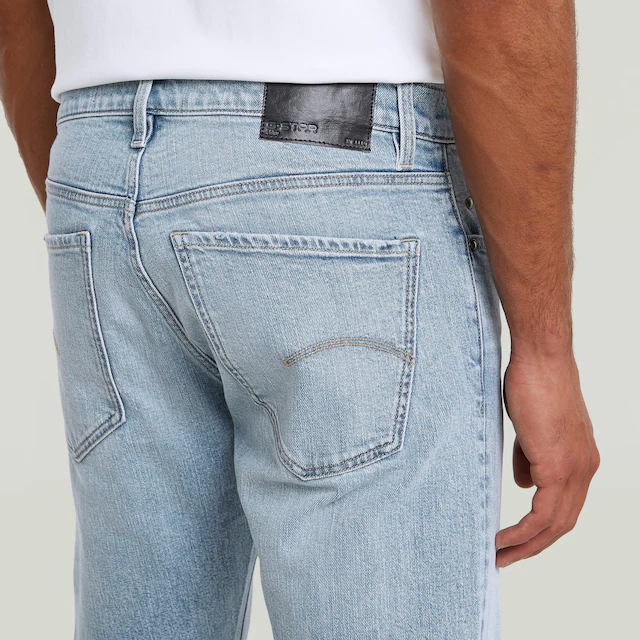 G-STAR Straight-Jeans »Mosa Straight« mit hellen Nähten