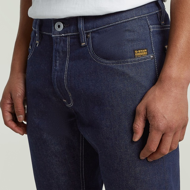G-STAR Straight-Jeans »Mosa Straight« mit hellen Nähten