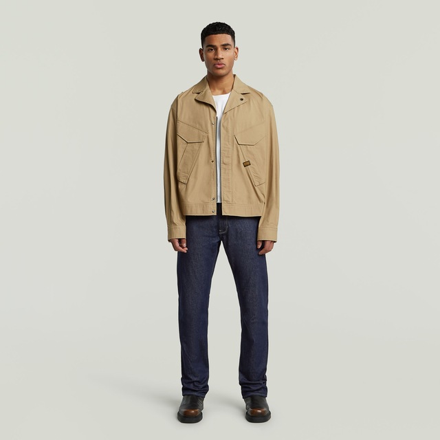 G-STAR Straight-Jeans »Mosa Straight« mit hellen Nähten