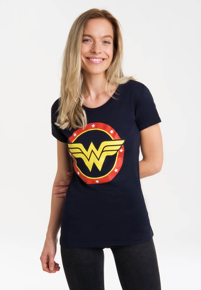 LOGOSHIRT T-Shirt »Wonder Woman Circle Logo« mit lizenziertem Print