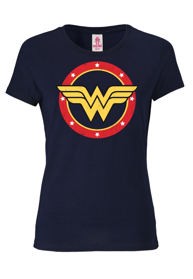 LOGOSHIRT T-Shirt »Wonder Woman Circle Logo« mit lizenziertem Print