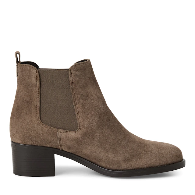 Tamaris Chelseaboots Blockabsatz, Stiefelette, Businessschuh in schmaler Form