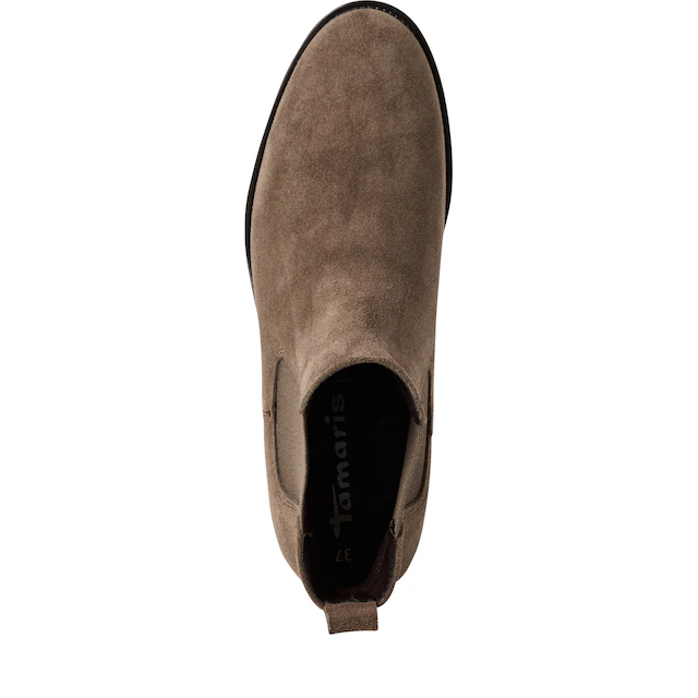 Tamaris Chelseaboots Blockabsatz, Stiefelette, Businessschuh in schmaler Form