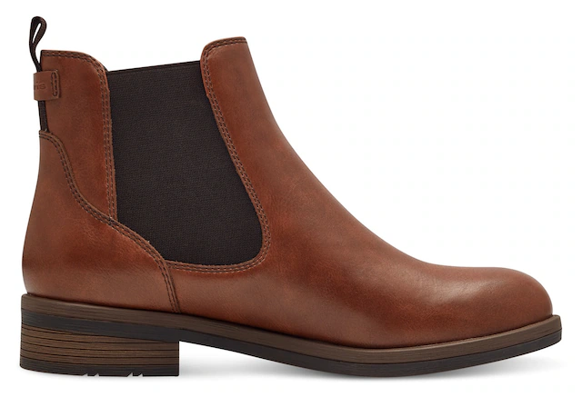 Tamaris Chelseaboots Stiefelette, Businessschuh mit beidseitigem Stretcheinsatz