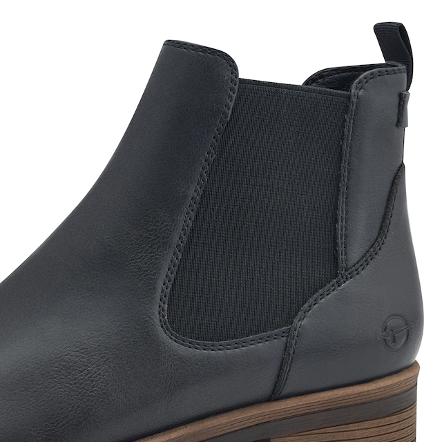 Tamaris Chelseaboots Stiefelette, Businessschuh mit beidseitigem Stretcheinsatz