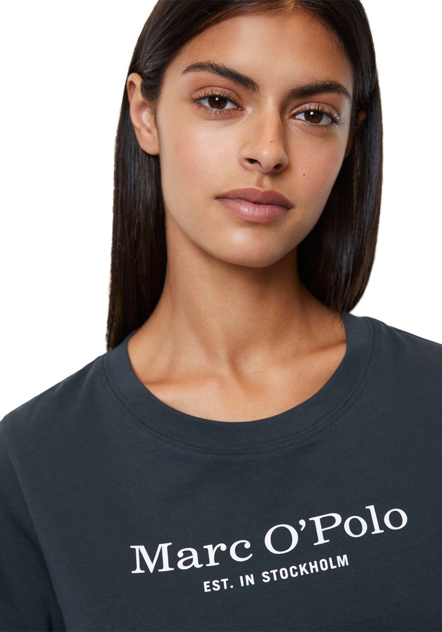 Marc O'Polo Unterziehshirt »Mix & Match Cotton-Woven« mit Logoprint auf der Brust