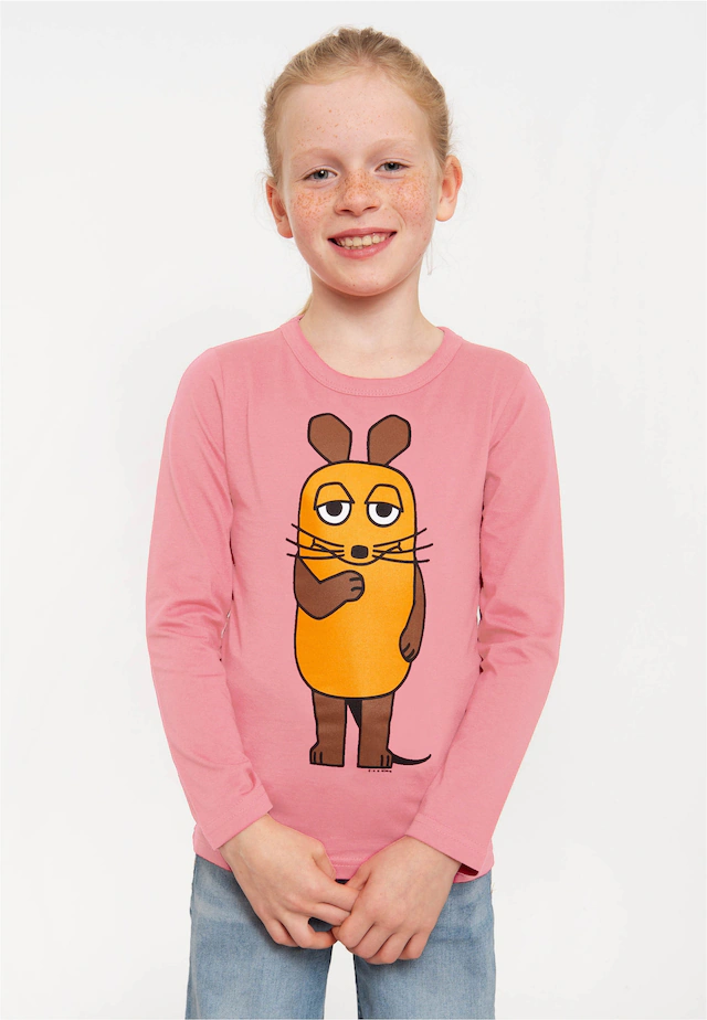 LOGOSHIRT Langarmshirt »Die Sendung mit der Maus - Die Maus« mit coolem Print