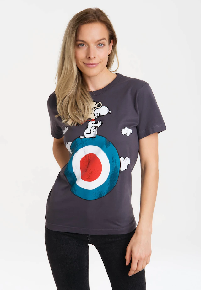 LOGOSHIRT T-Shirt »Peanuts - Snoopy« mit lizenziertem Print