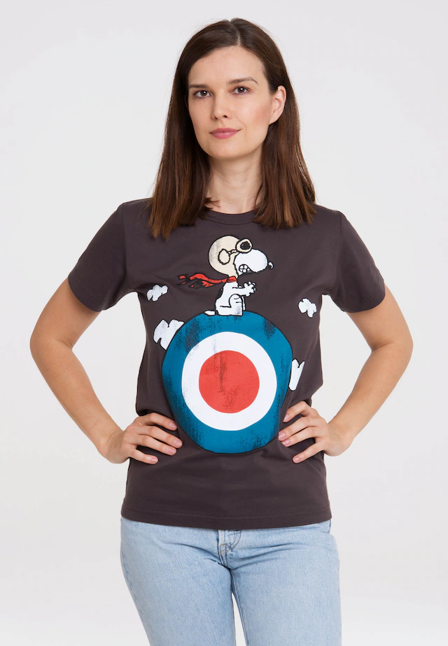 LOGOSHIRT T-Shirt »Peanuts - Snoopy« mit lizenziertem Print
