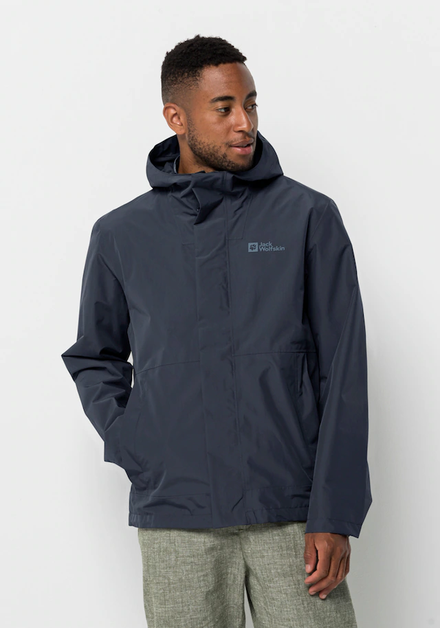 Jack Wolfskin Outdoorjacke »BAYDREAM JACKET M« mit Kapuze mit Kapuze, atmungsaktiv, winddicht, wasserdicht