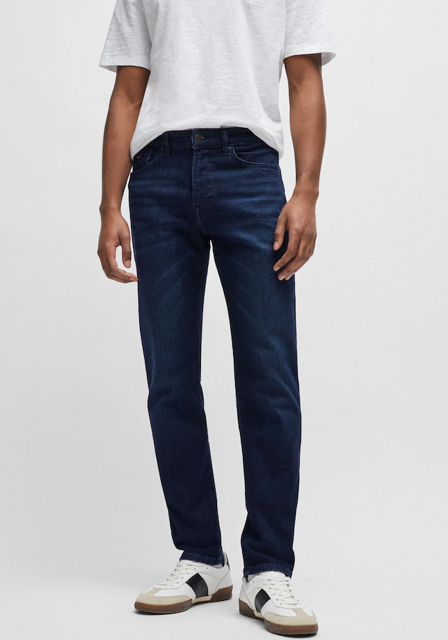 BOSS ORANGE Straight-Jeans »Re Maine Stretch Denim« Regular Gerades Bein Mittlere Leibhöhe