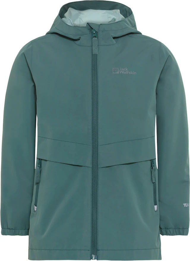 Jack Wolfskin Outdoorjacke »MALIMA JACKET G« mit Kapuze für Kinder, mit TEXAPORE CORE, wasserdicht, winddicht, atmungsaktiv