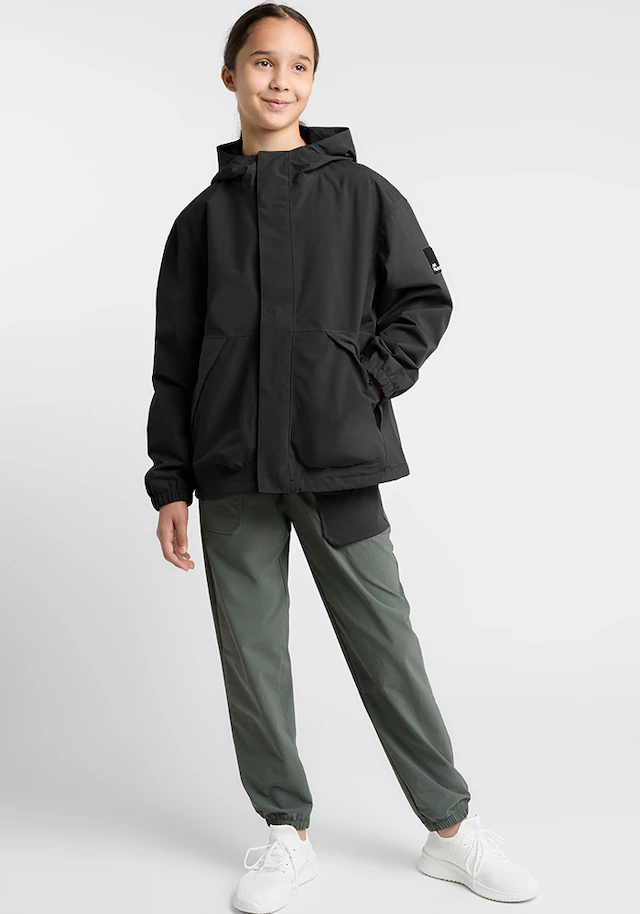 Jack Wolfskin Outdoorjacke »TEEN 2L JACKET Y« mit Kapuze mit Kapuze, für Jugendliche, atmungsaktiv, winddicht, wasserdicht
