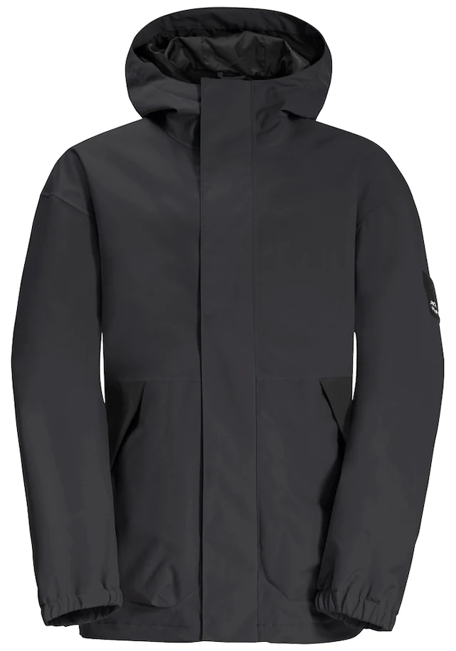 Jack Wolfskin Outdoorjacke »TEEN 2L JACKET Y« mit Kapuze mit Kapuze, für Jugendliche, atmungsaktiv, winddicht, wasserdicht
