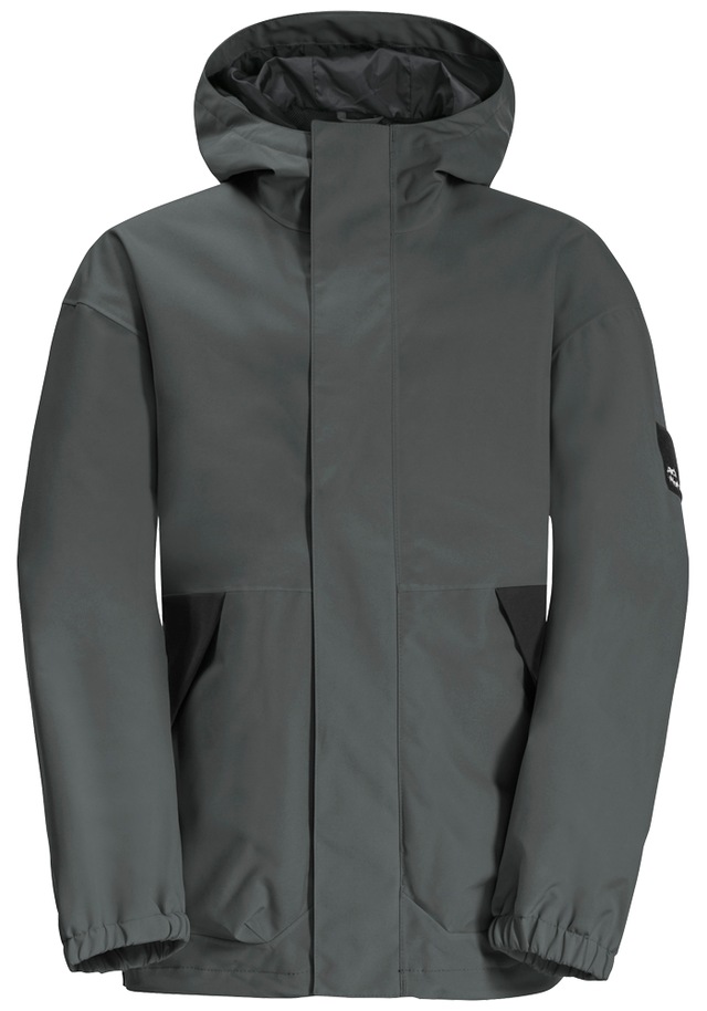 Jack Wolfskin Outdoorjacke »TEEN 2L JACKET Y« mit Kapuze mit Kapuze, für Jugendliche, atmungsaktiv, winddicht, wasserdicht