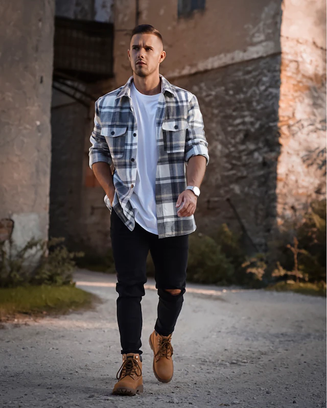 Dockers by Gerli Winterboots Workerboots, Schnürstiefel mit Blockabsatz