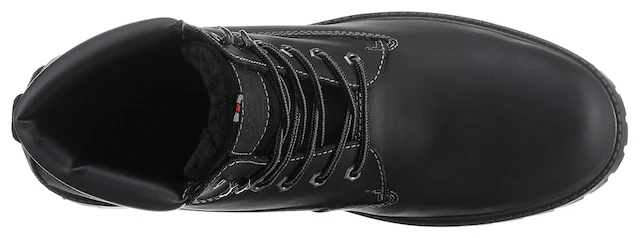 Dockers by Gerli Winterboots Workerboots, Schnürstiefel mit Blockabsatz