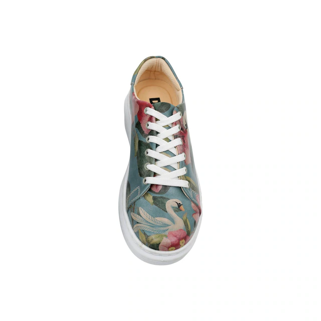 DOGO Plateausneaker »Myra Low-Top Sneaker Smell The Flowers Damen Sneaker, Myra« Handgefertigt