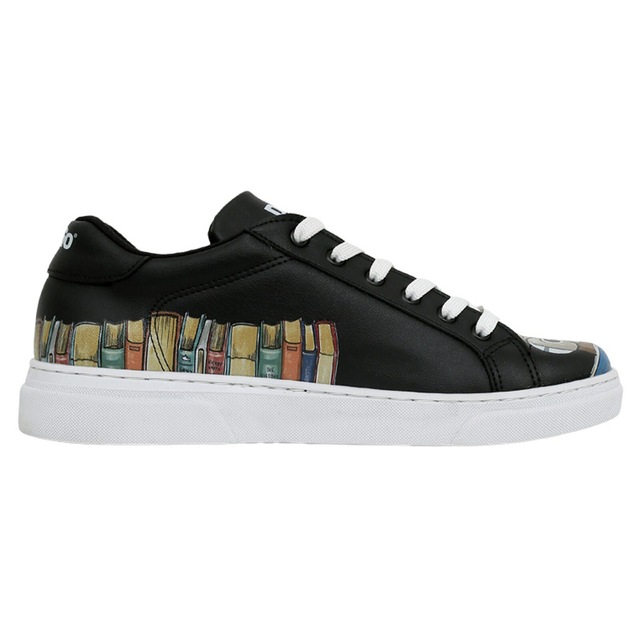 DOGO Sneaker »Ace Low-Top Sneaker Best Of Tweety And Sylvester Black Damen« Handgefertigt