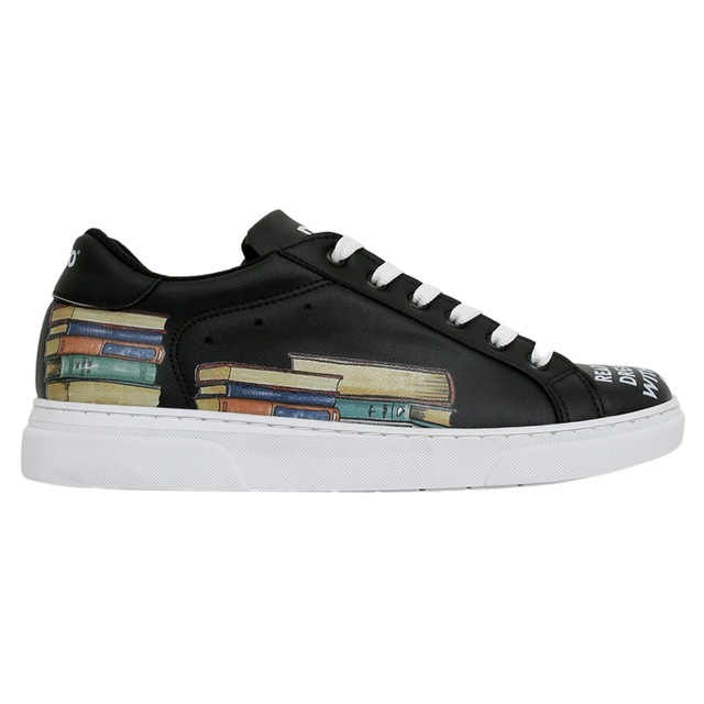 DOGO Sneaker »Ace Low-Top Sneaker Best Of Tweety And Sylvester Black Damen« Handgefertigt