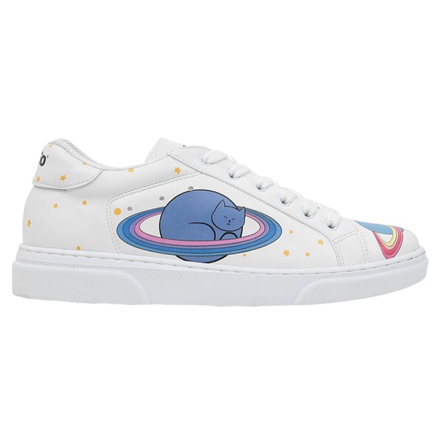 DOGO Sneaker »Ace Low-Top Sneaker Best Of Tweety And Sylvester Black Damen« Handgefertigt