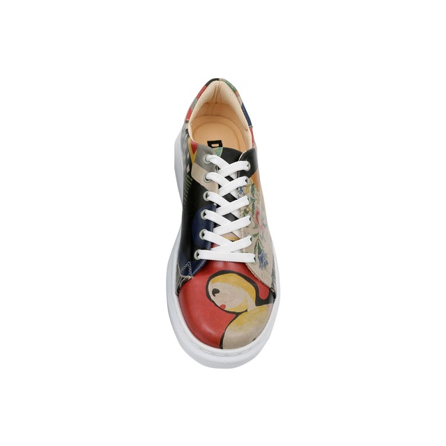 DOGO Plateausneaker »Myra Low-Top Sneaker Smell The Flowers Damen Sneaker, Myra« Handgefertigt
