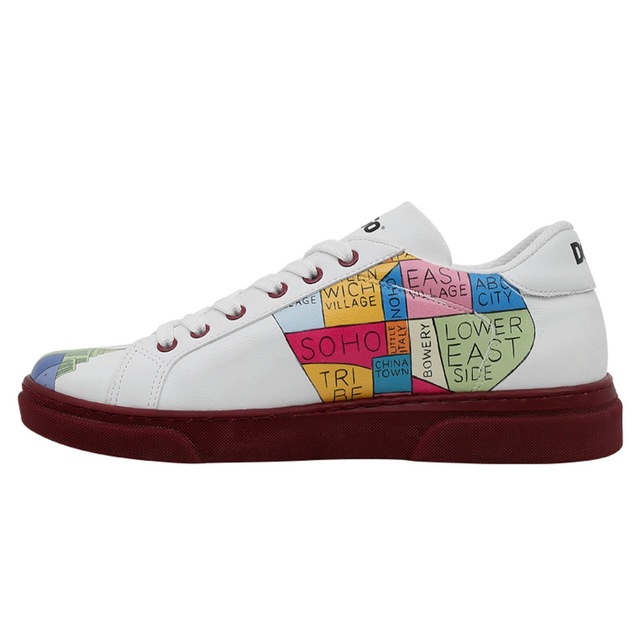 DOGO Sneaker »Ace Low-Top Sneaker Best Of Tweety And Sylvester Black Damen« Handgefertigt