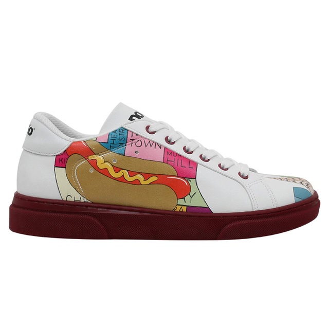 DOGO Sneaker »Ace Low-Top Sneaker Best Of Tweety And Sylvester Black Damen« Handgefertigt