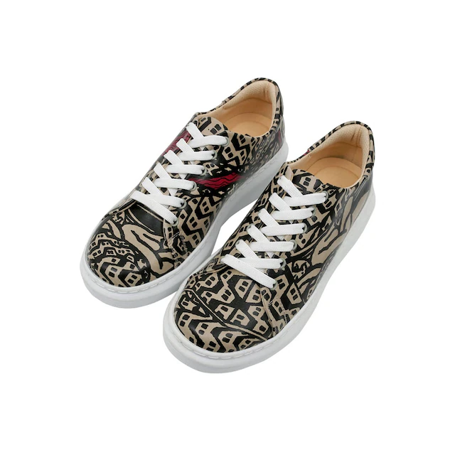 DOGO Plateausneaker »Myra Low-Top Sneaker Smell The Flowers Damen Sneaker, Myra« Handgefertigt