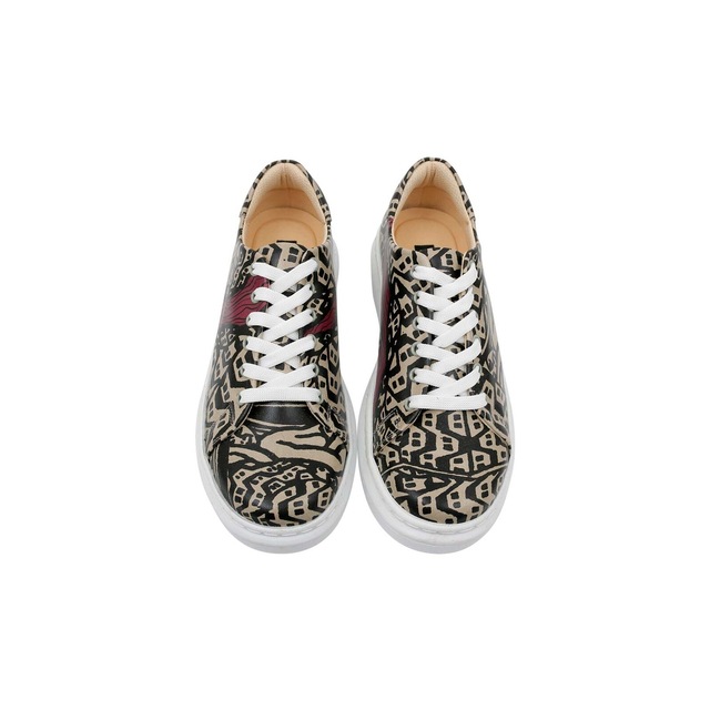 DOGO Plateausneaker »Myra Low-Top Sneaker Smell The Flowers Damen Sneaker, Myra« Handgefertigt