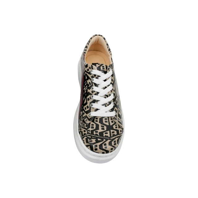 DOGO Plateausneaker »Myra Low-Top Sneaker Smell The Flowers Damen Sneaker, Myra« Handgefertigt