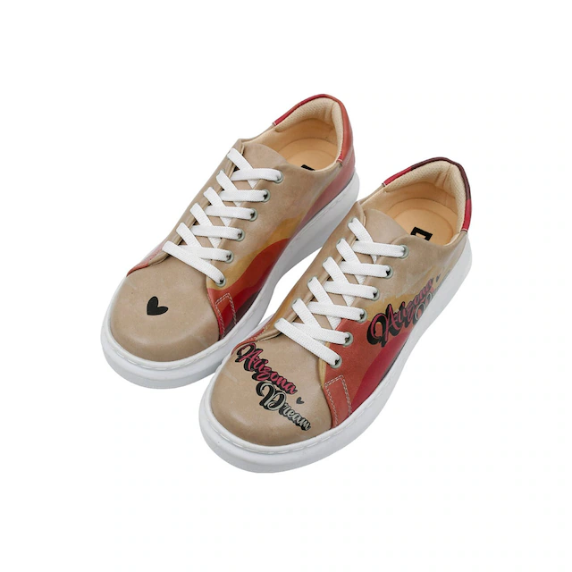 DOGO Plateausneaker »Myra Low-Top Sneaker Smell The Flowers Damen Sneaker, Myra« Handgefertigt