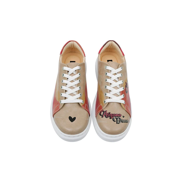 DOGO Plateausneaker »Myra Low-Top Sneaker Smell The Flowers Damen Sneaker, Myra« Handgefertigt