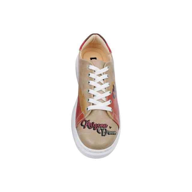 DOGO Plateausneaker »Myra Low-Top Sneaker Smell The Flowers Damen Sneaker, Myra« Handgefertigt