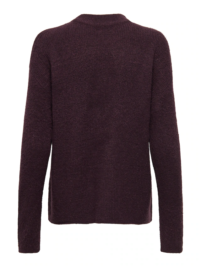 ONLY Strickpullover »ONLCAMILLA O-NECK L/S PULLOVER KNT« Materialmix, regular fit