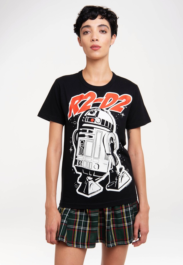 LOGOSHIRT T-Shirt »Star Wars - R2-D2« mit coolem Print