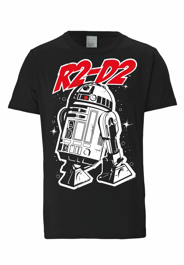 LOGOSHIRT T-Shirt »Star Wars - R2-D2« mit coolem Print