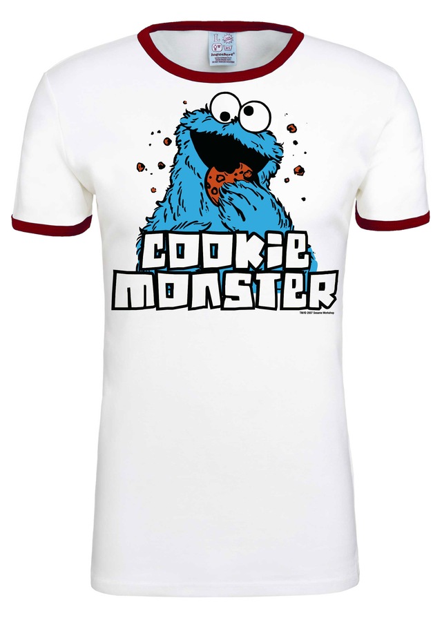 LOGOSHIRT T-Shirt »Sesamstrasse - Krümelmonster« mit lizenziertem Print