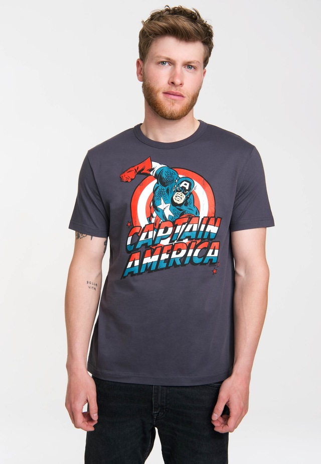 LOGOSHIRT T-Shirt »Marvel Comics« mit lizenzierten Originaldesign