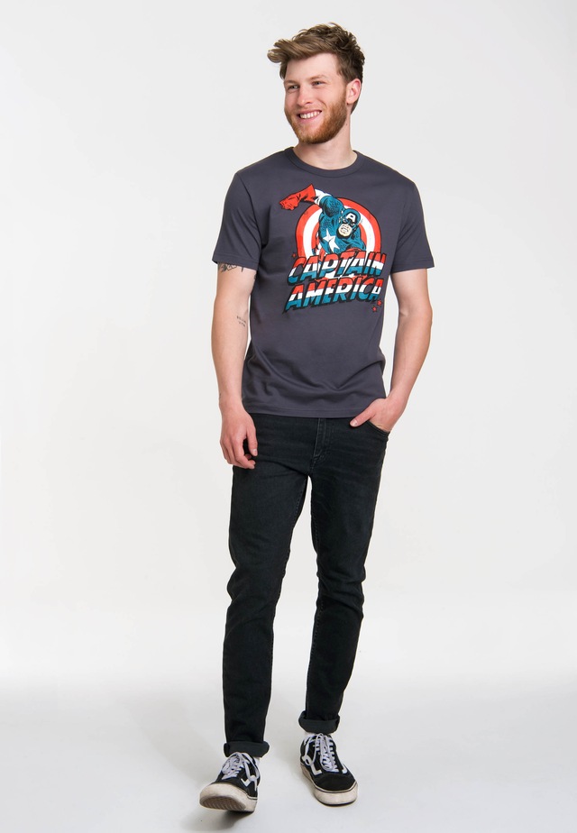 LOGOSHIRT T-Shirt »Marvel Comics« mit lizenzierten Originaldesign