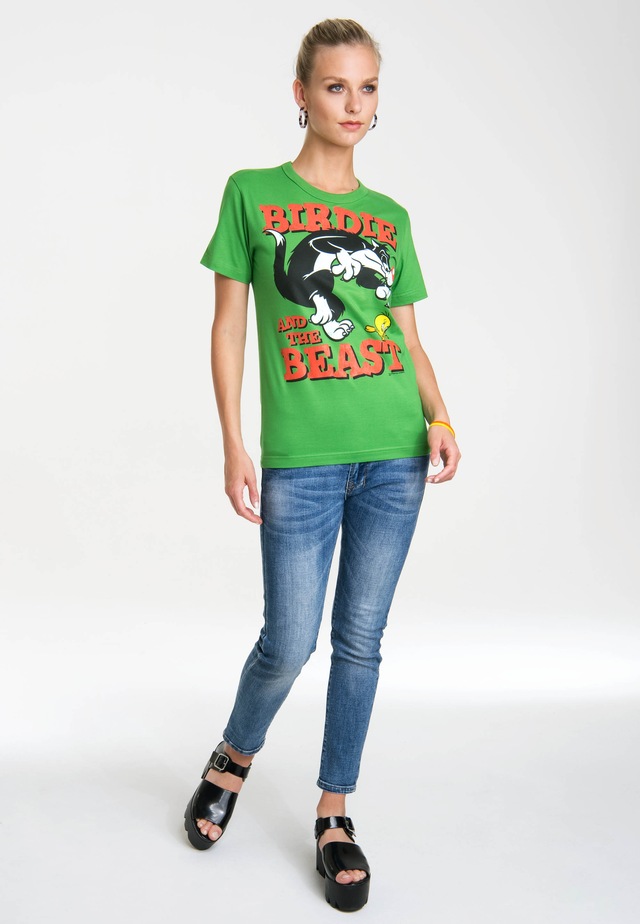 LOGOSHIRT T-Shirt »Looney Tunes – Sylvester & Tweety« mit lizenziertem Print