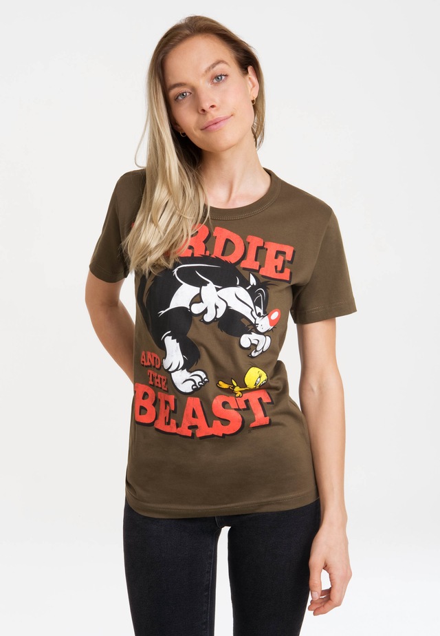 LOGOSHIRT T-Shirt »Looney Tunes – Sylvester & Tweety« mit lizenziertem Print