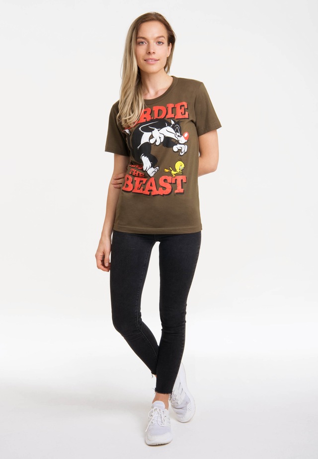 LOGOSHIRT T-Shirt »Looney Tunes – Sylvester & Tweety« mit lizenziertem Print