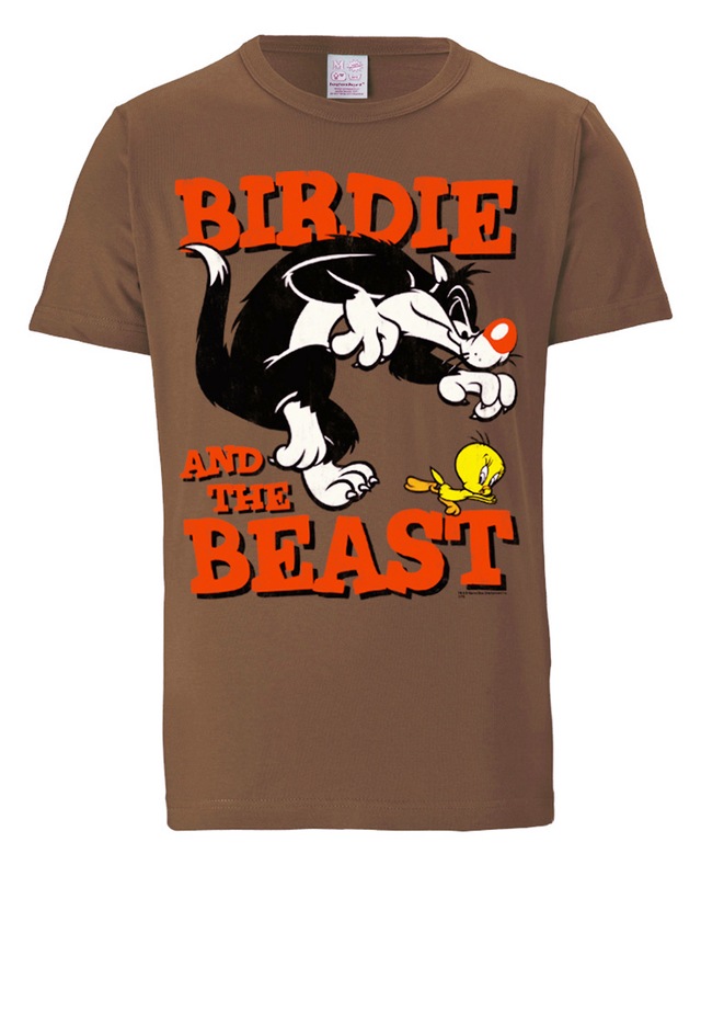 LOGOSHIRT T-Shirt »Looney Tunes – Sylvester & Tweety« mit lizenziertem Print