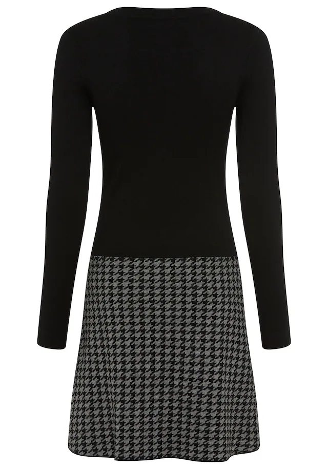 Melrose Strickkleid für Partys, figurbetont mit trendy Jacquard Muster