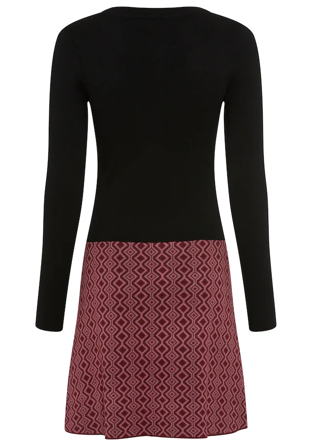 Melrose Strickkleid für Partys, figurbetont mit trendy Jacquard Muster