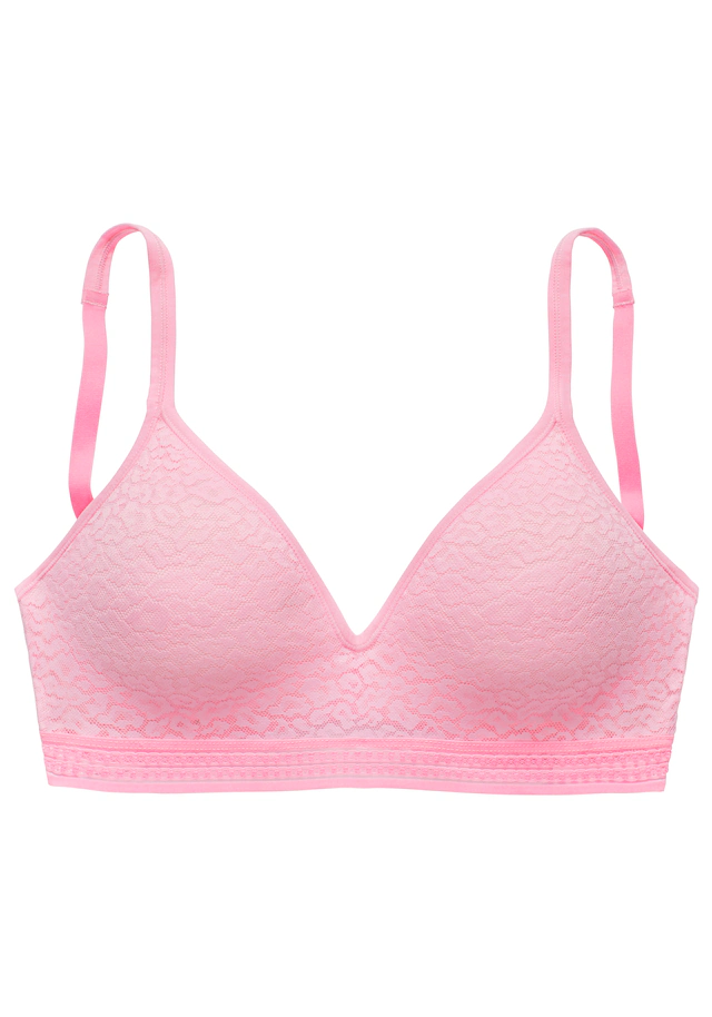LASCANA Bralette-BH », BH ohne Bügel, Push-up-BH, Freya« in Leo-Optik, bequemer BH, große Größen, Dessous