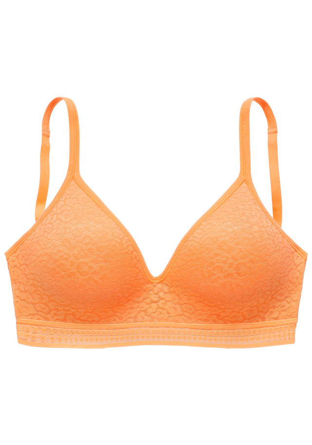 LASCANA Bralette-BH », BH ohne Bügel, Push-up-BH, Freya« in Leo-Optik, bequemer BH, große Größen, Dessous