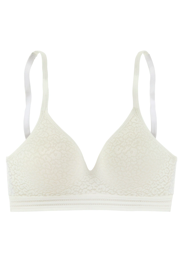LASCANA Bralette-BH », BH ohne Bügel, Push-up-BH, Freya« in Leo-Optik, bequemer BH, große Größen, Dessous